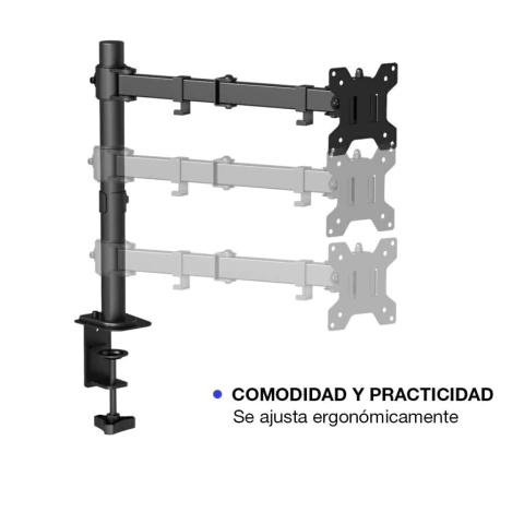 Brazo Soporte de Escritorio para Monitor - Giratorio 360° y Ergonómico