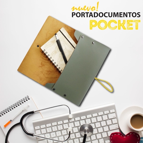 Porta objetos con elástico