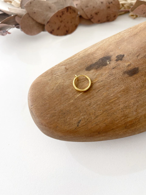 Argollita a presión Tini dorada