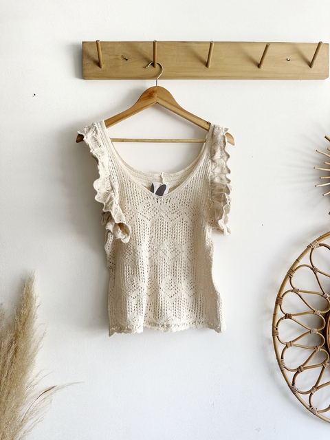 Musculosa Tejida Aleli - comprar online