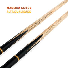 Taco de Sinuca Inteiro Ash Omin Gunman G1Z 1,45 m 10,5 mm - comprar online