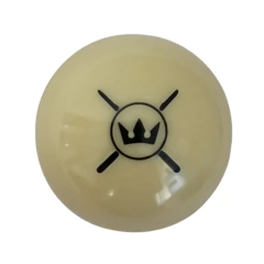 (Outlet) Bola Sinuca Snooker avulsa Bolão Branco 50 mm Rei dos Tacos
