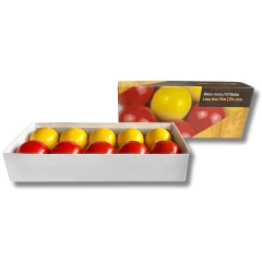 Jogo 10 Bolas Bilhar Sinuca Mata-mata 54 mm Lisa Vm/am RDT - Rei dos Tacos