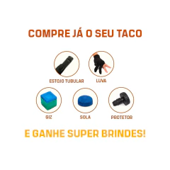 Taco de Sinuca Inteiro Ash Omin Gunman G1W 1,45 m 9.5 mm