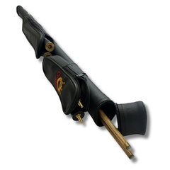 Case Estojo Tubular para Taco de Sinuca 3/4 - Omin Preto - Rei dos Tacos