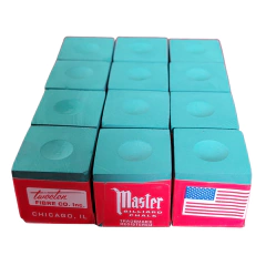 Giz Profissional Sinuca Master Verde Forest Tweetn Dúzia - comprar online