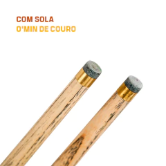 Taco de Sinuca Inteiro Ash Omin Gunman G1Z 1,47 m 9.5 mm - Rei dos Tacos