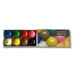 Jogo 8 Bolas Sinuca Snooker Regra Brasil 54 mm Rei dos Tacos - Rei dos Tacos