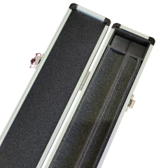 Case Maleta Alumínio para Taco de Sinuca Inteiro Preto RDT - Rei dos Tacos