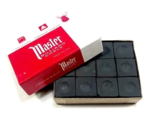 Giz Profissional Sinuca Master Preto Original USA Dúzia