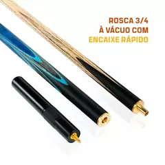 Taco de Sinuca Rosca 3/4 Ash Omin Gunman G3Z 1,47 m 10,5 mm - comprar online