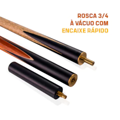 Kit Profissional Taco Rosca 3/4 Ash Rei dos Tacos P4B 9.5 mm + Case de Luxo com Acessórios na internet