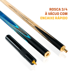 Taco de Sinuca Rosca 3/4 Ash Omin Gunman G3Z 1,47 m 9.5 mm na internet