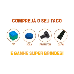 Imagem do Taco Sinuca 3/4 Ash Rei dos Tacos Classic C4B 1,45 m 11 mm