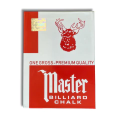 Giz Profissional Sinuca Master Azul Tweetn 144 Un - Rei dos Tacos