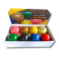 Jogo 8 Bolas Sinuca Snooker Regra BR 52,4 mm Rei dos Tacos