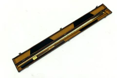 Case de Luxo para Tacos de Sinuca 3/4 - Marrom/Preto na internet