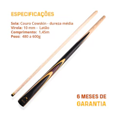 Taco Sinuca 1/2 Ash Rei dos Tacos Classic C2E 1,45 M 10 mm - loja online