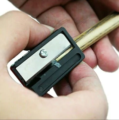 Apontador para sola de Taco de Sinuca Bilhar Preto