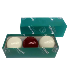 Jogo Bolas Bilhar Carambola Aramith 3 bolas 61,5 mm