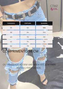 Jeans Botões Liz na internet