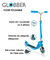 Imagen de Monopatín Plegable 2 Ruedas Globber Flow Foldable 125 Soporta 100 Kg