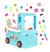 Juego Camion Helados Carrito Heladeria Cream Shoppe Battat