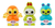 Juego Animales Dormilones Apilables Little Tikes