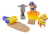 Set De Figuras Paw Patrol Rubble & Crew Con Arena Kinetica - Kids Point