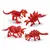 Huevo Dinosaurio Fosil Con Luz Robo Alive Volcano Dino Zuru - Kids Point