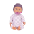 Muñeco Bebote Mediano 35 Cm Pijama Lunares Lila Lullababy - comprar online