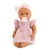 Muñeco Bebote Bebé Mediano 35 Cm Vestido Rosa Lullababy