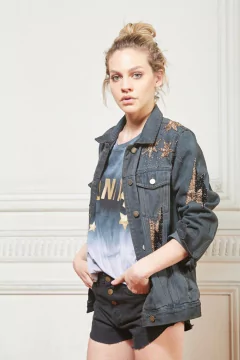 Imagen de Campera denim Rockstar (vintage)