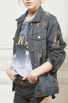 Campera denim Rockstar (vintage)