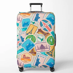 Funda Cubre Valijas ESTAMPILLAS - comprar online