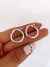 Argollas Cambridge 2 cm (par)