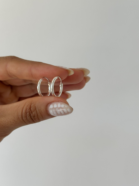 Argollas Cher xxs ( 1,6 cm -3 mm grosor) (par) - comprar online