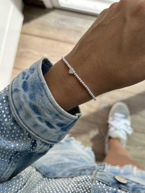 Pulsera Heart Beads