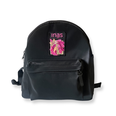 Mochila Polaroid Petit Black - Parche Pink - comprar online