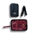Combo portapasaporte Black + neceser Paulina Fresia - comprar online