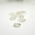 Anillo minimalista Olas de plata esterlina 925 sólida