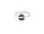 925 Sterling Silver Ring - Saturn - Blue and Turquoise Colors - Maldonado Joyas