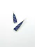 aros lapislazuli plata