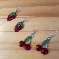 Aros Frutilla - DAMEBOLA ACCESORIOS