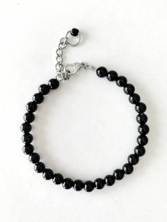 Pulsera Perlas Negro