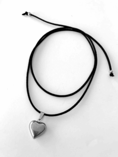 Collar Corazón acero