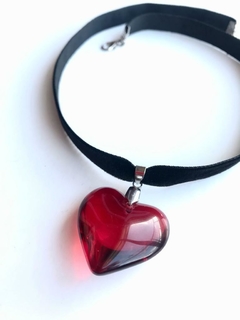 Choker Love Red