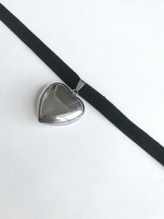 Choker Love Acero - comprar online