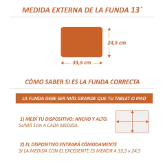 Funda 13 Pulgadas Carita (Para Ipad y Tablet Grandes) en internet