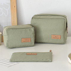 Pack 2 Pistacho (Línea Cotton) + ecobolsa - comprar online